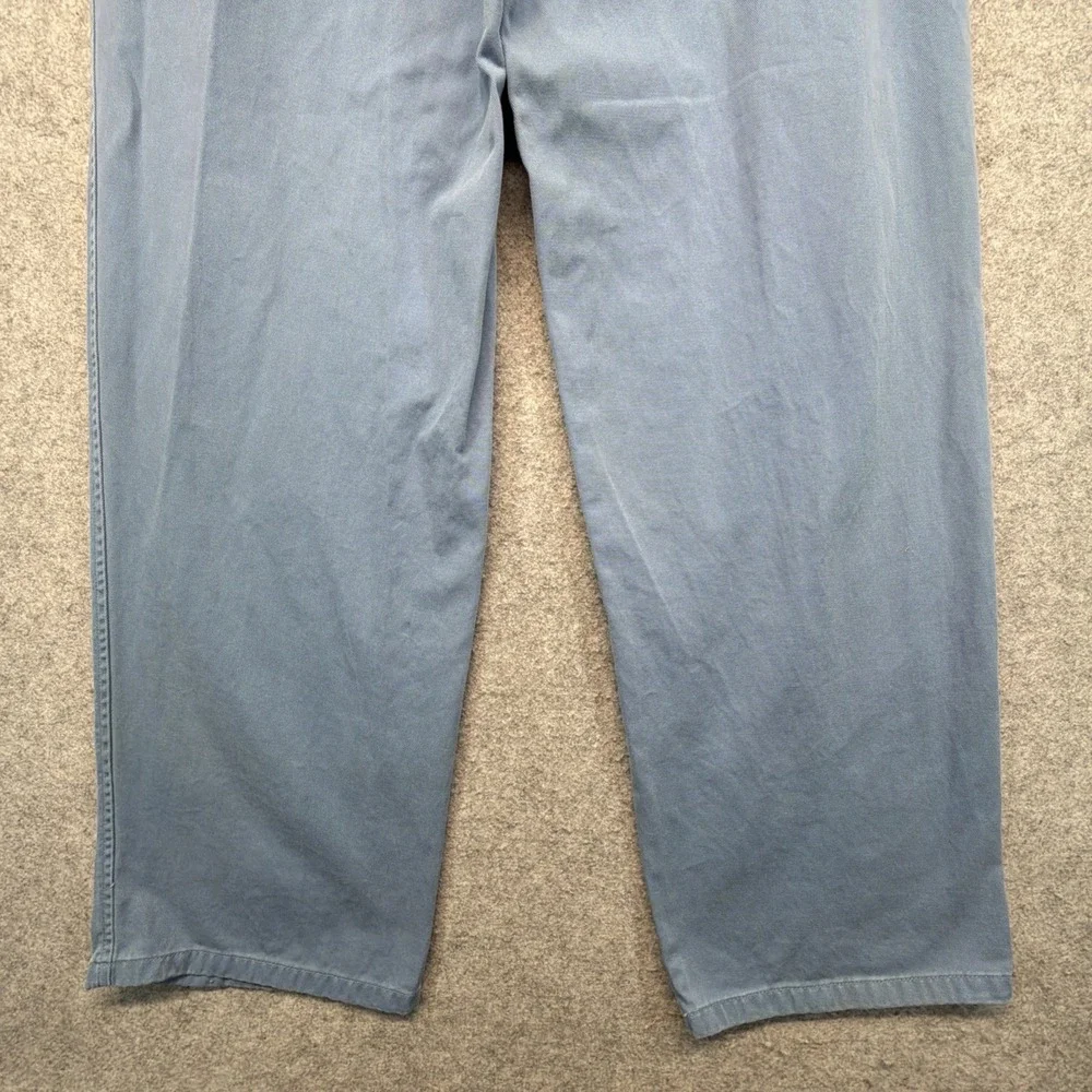 Vintage Polo Ralph Lauren Blue Pants 32x34 (Fits 31x33) Double Pleated Baggy 90s